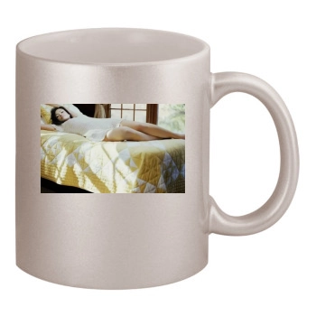 Olivia Wilde 11oz Metallic Silver Mug