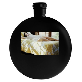 Olivia Wilde Round Flask