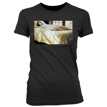 Olivia Wilde Women's Junior Cut Crewneck T-Shirt