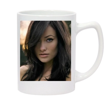 Olivia Wilde 14oz White Statesman Mug