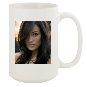 Olivia Wilde 15oz White Mug