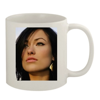 Olivia Wilde 11oz White Mug