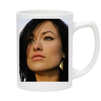 Olivia Wilde 14oz White Statesman Mug