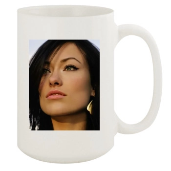 Olivia Wilde 15oz White Mug