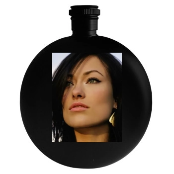 Olivia Wilde Round Flask