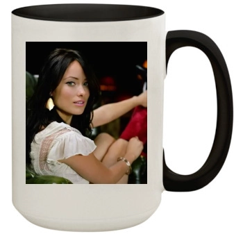 Olivia Wilde 15oz Colored Inner & Handle Mug