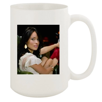 Olivia Wilde 15oz White Mug