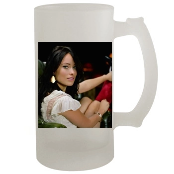 Olivia Wilde 16oz Frosted Beer Stein