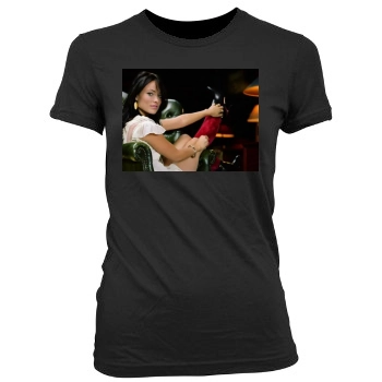 Olivia Wilde Women's Junior Cut Crewneck T-Shirt