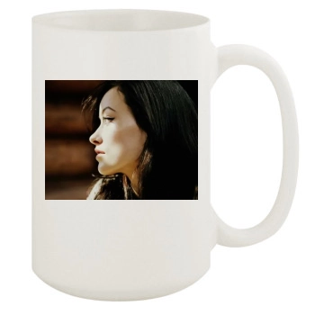 Olivia Wilde 15oz White Mug