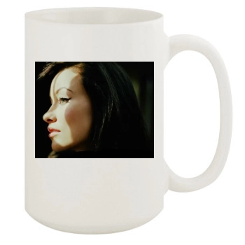 Olivia Wilde 15oz White Mug