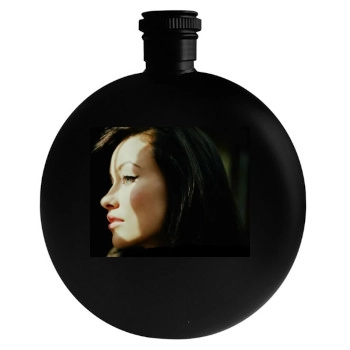 Olivia Wilde Round Flask