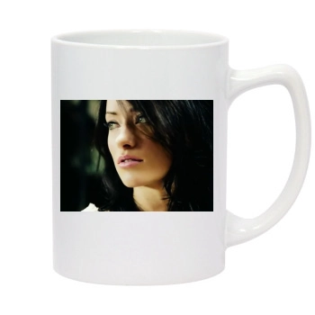 Olivia Wilde 14oz White Statesman Mug