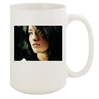 Olivia Wilde 15oz White Mug