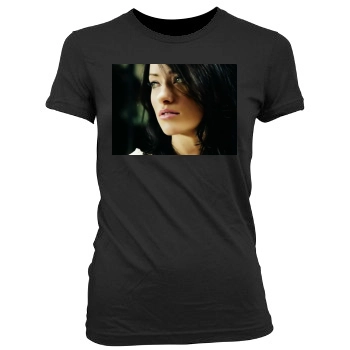 Olivia Wilde Women's Junior Cut Crewneck T-Shirt