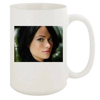 Olivia Wilde 15oz White Mug