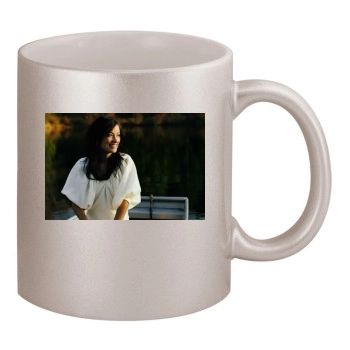 Olivia Wilde 11oz Metallic Silver Mug