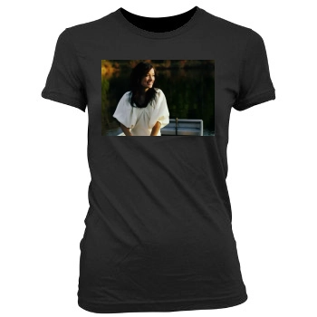 Olivia Wilde Women's Junior Cut Crewneck T-Shirt