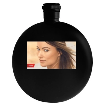 Olivia Wilde Round Flask