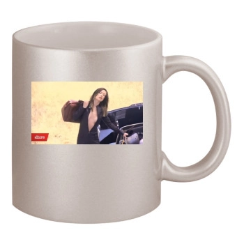 Olivia Wilde 11oz Metallic Silver Mug