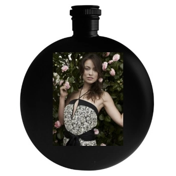 Olivia Wilde Round Flask