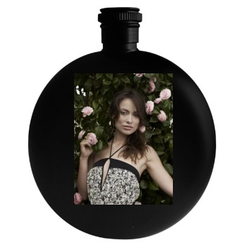 Olivia Wilde Round Flask