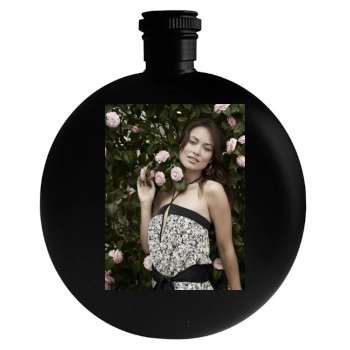 Olivia Wilde Round Flask