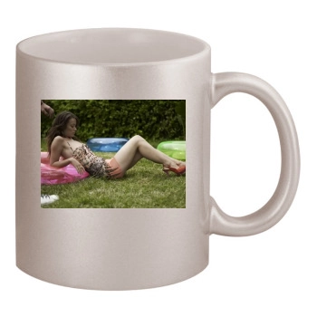 Olivia Wilde 11oz Metallic Silver Mug