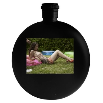 Olivia Wilde Round Flask