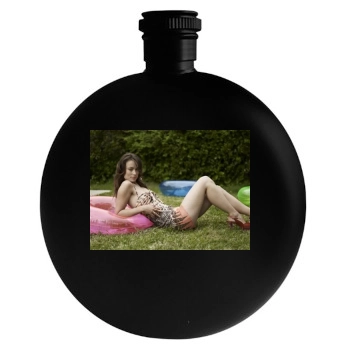 Olivia Wilde Round Flask