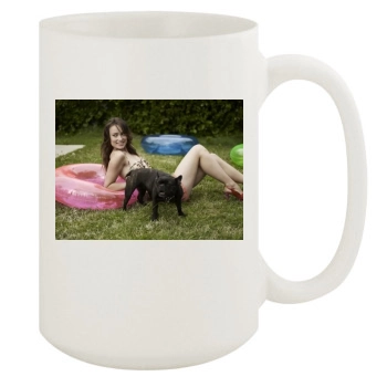 Olivia Wilde 15oz White Mug