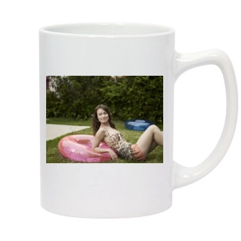 Olivia Wilde 14oz White Statesman Mug