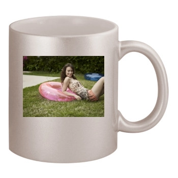 Olivia Wilde 11oz Metallic Silver Mug