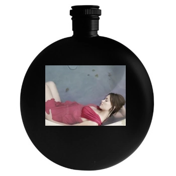 Olivia Wilde Round Flask