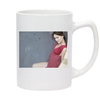 Olivia Wilde 14oz White Statesman Mug