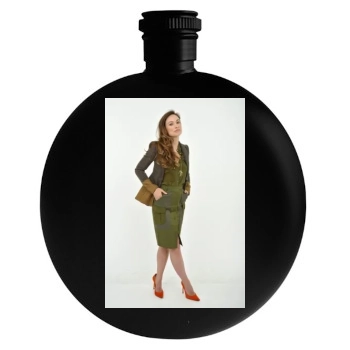 Olivia Wilde Round Flask