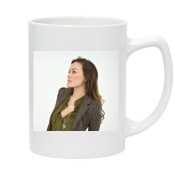 Olivia Wilde 14oz White Statesman Mug