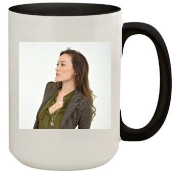 Olivia Wilde 15oz Colored Inner & Handle Mug