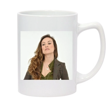 Olivia Wilde 14oz White Statesman Mug