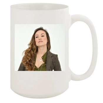 Olivia Wilde 15oz White Mug