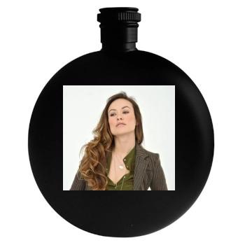 Olivia Wilde Round Flask