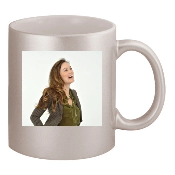 Olivia Wilde 11oz Metallic Silver Mug