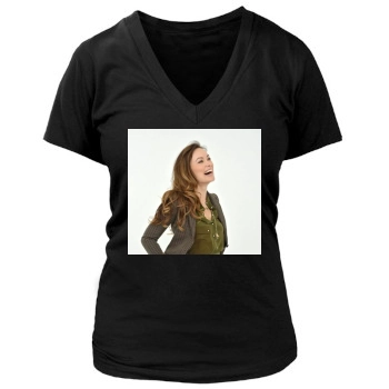 Olivia Wilde Women's Deep V-Neck TShirt