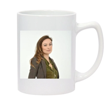 Olivia Wilde 14oz White Statesman Mug