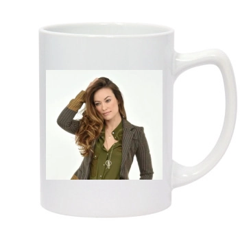 Olivia Wilde 14oz White Statesman Mug