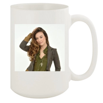 Olivia Wilde 15oz White Mug