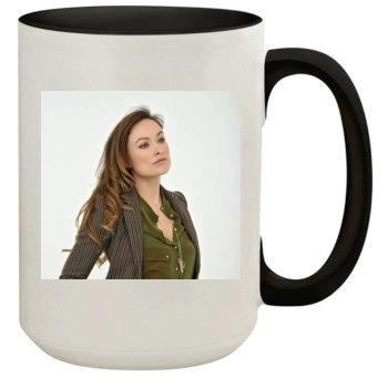 Olivia Wilde 15oz Colored Inner & Handle Mug