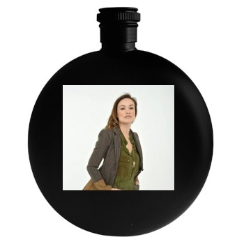 Olivia Wilde Round Flask