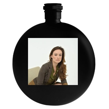 Olivia Wilde Round Flask