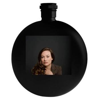 Olivia Wilde Round Flask